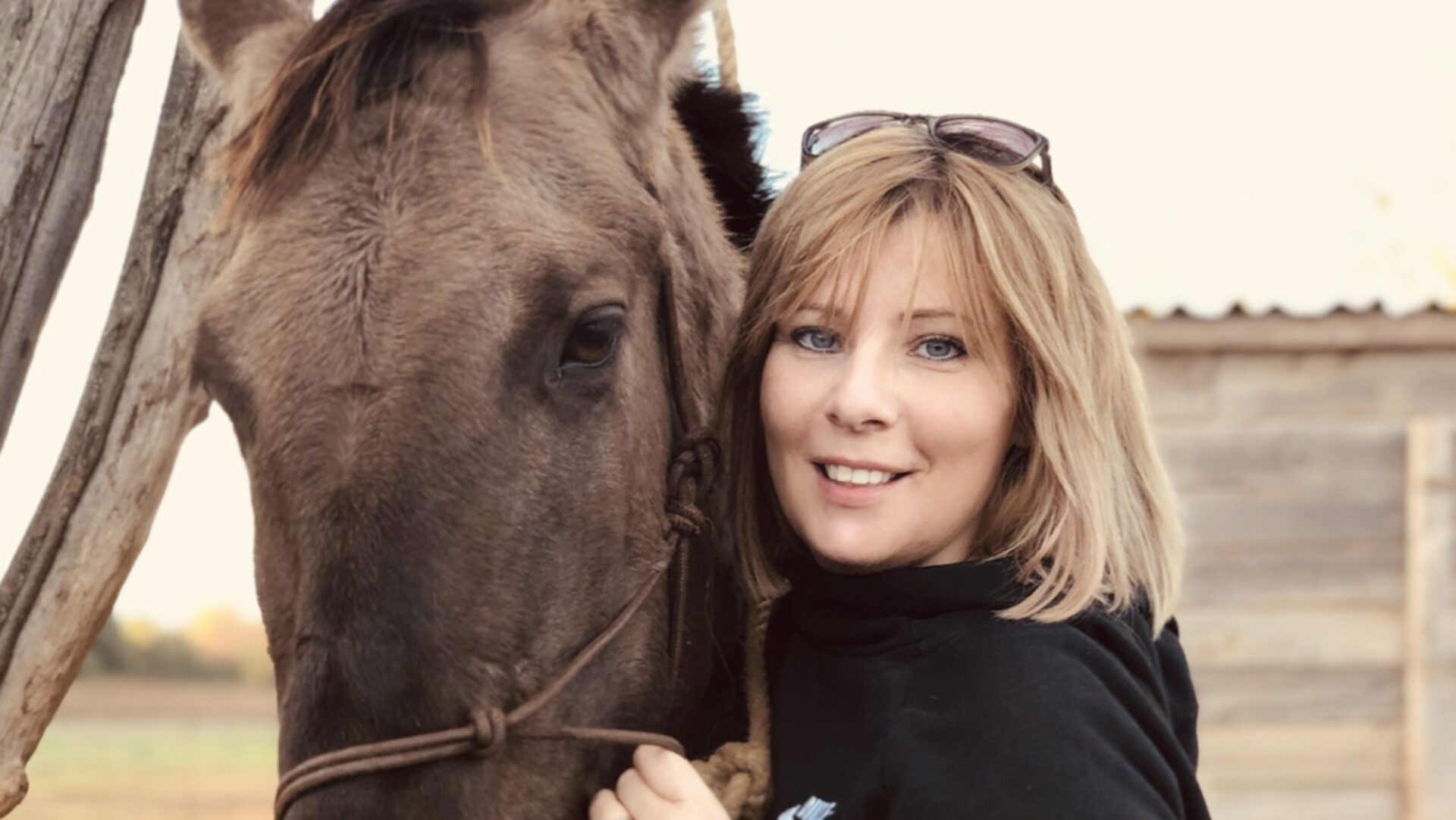 Virginie, praticienne en équithérapie